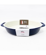Staub Roasting Dark Blue Ceramic Baking Oval Casserole 9x6 1 Quart Staub... - €32,18 EUR