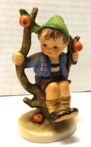 Goebel M.I. Hummel 3 3/4&quot; Apple Tree Boy VINTAGE Figurine - £19.89 GBP