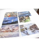 RAILROAD PICS - 6 CARD-STOCK PICTURES - NEW- M20 - $8.60 CAD
