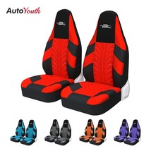 High Bucket Car Seat Covers,Racing Style 2pcs Front Car Seat Pretector,Universal - £174.59 GBP