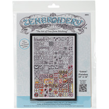 Design Works/Zenbroidery Stamped Embroidery 10&quot;X16&quot;-Cubist - £11.17 GBP