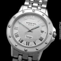 Raymond Weil Tango Mens Ref. 5560 Stainless Steel Watch - Mint With Warranty - £499.27 GBP
