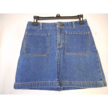 Size 4 Gap Blue Denim Skirt 100% cotton - $223.01 MXN