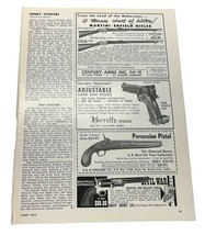 1962 Martini-Enfield Rifles Ad Herrett&#39;s Stock Guns Ammo Magazine Advert... - $15.95