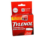 TYLENOL Extra Strength Caplets Fever Reducer and Pain Reliever 500mg - 6... - £3.88 GBP