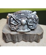 Bergamot Brass Works Belt Buckle Vintage 1983 Baseball Americas Favorite... - €25,09 EUR