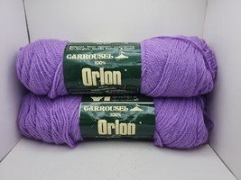 2 Skeins of VTG Carrousel 100% Orlon Acrylic Worsted Yarn Lavender, 4 oz, 4 Ply - $8.86