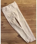 Abercrombie Kids size 12 slim Skinny white Stretch jeans Floral - £14.94 GBP