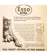 1954 Esso Extra Tiger Gas And Oil Advertisement Autocar Automobilia DWPP12C - $39.99
