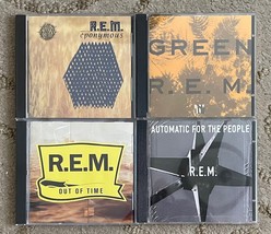 R.E.M. four CD lot: Eponymous, Green, Out Of Time, Automatic For The People - $276.24 MXN