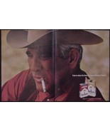 1970 Marlboro Man 2 pg Cigarette Ad Come to where the flavor is Marlboro Country - $12.97