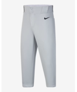 Nike Vapor Select Baseball Pants Grey BQ6345-052 Pocket Men BASBL Size S... - $29.69