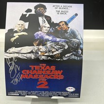 Leatherface Bob Elmore Texas Chainsaw Massacre Part 2 Signed 8x10 Photo Psa Coa - £23.91 GBP