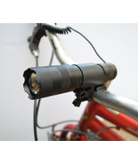 Bike Bicycle Flashlight &amp; Mount 800 Lumens Battery, Remote Wire, Charger... - £25.94 GBP