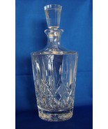 Beautiful Mikasa Crystal Square Decanter with Stopper - $19.99