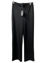 SBetro Work out Yoga Flare Pull On Pants Women Black Size M Stretchy EUC - £15.50 GBP
