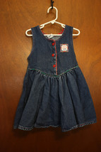 Oshkosh Girls Denim Dress Size 5 - $10.99
