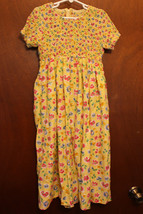 Vintage Storybook Girls Yellow Floral Dress - Size 6x - £23.59 GBP