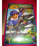 Dora The Explorer Craft Set Nick Nickelodeon Diego Crayola Giant Colorin... - $357.22 MXN