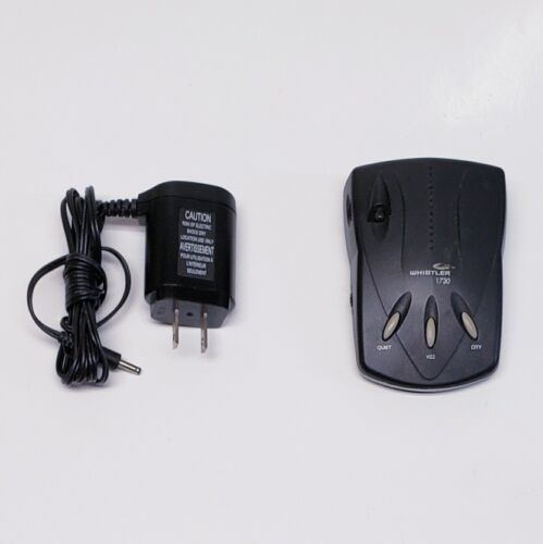 Laser Radar Detector Whistler 1730 w/In City&amp;Highway Settings-w/Wall Plu... - $10.41