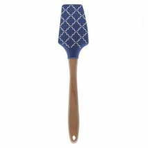 TableCraft 12&quot; Farmhouse Collection Tapered Silicone Spatula with Wood Handle - £3.05 GBP