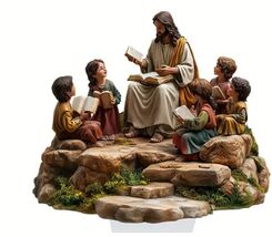 Jesus Teaching the Children,  2D Flat Acrylic Image, New, #ALM-020-R2 - €12,84 EUR