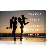 Personalised Photo Canvas Custom Picture Print Framed Family Portrait 12x18inch - $24.64