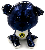 Milwaukee Brewers Foco 10&quot; Reversible Sequin Collectible Plush - £6.66 GBP