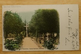 Vintage Postcard California Old Cemetery Santa Barbara Mission UDB PMC 1904 - £8.56 GBP