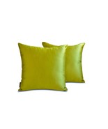 Pillow Cases Chartreuse Set of 2, Satin Solid - Chartreuse Slub Satin - £15.76 GBP+