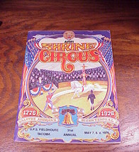1976 Shrine Circus Program from Tacoma, Washington, WA - $9.95
