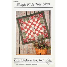 Christmas Tree Skirt Quilt PATTERN Thimbleberries Sleigh Ride Tree Skirt LJ92240 - $5.99