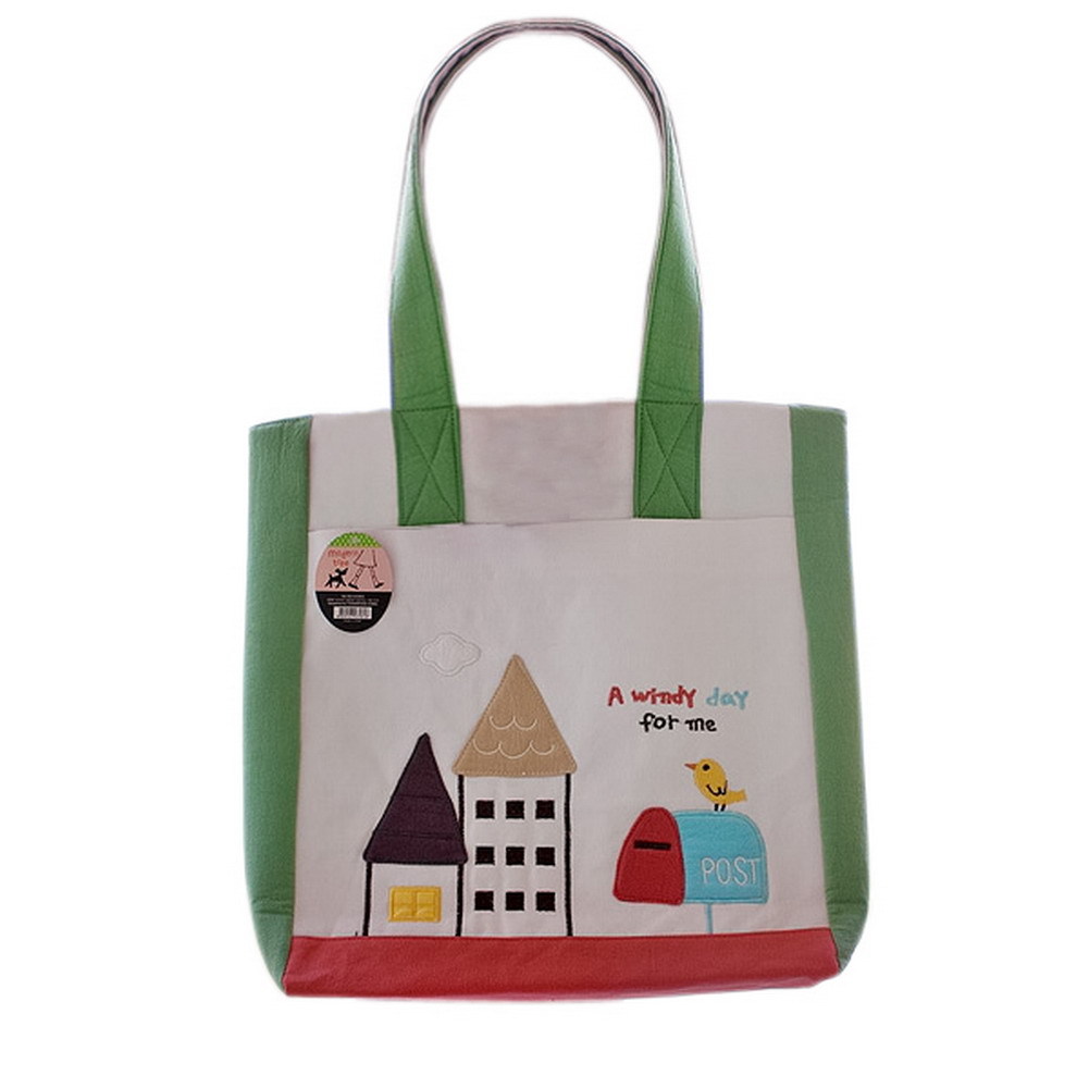 [A Windy Day] Shoulder Tote Bag (14*14.5*4)