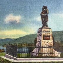 Lake George Battle Monument New York Vintage Postcard - £7.92 GBP