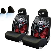 Jack Skellington Nightmare Before Christmas Ghostly Car Seat Cover For Nissan  - £54.85 GBP