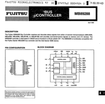 1X MB89288 FUJITSU 8086/8088 Bus Controller IC DIP-20 - $14.40