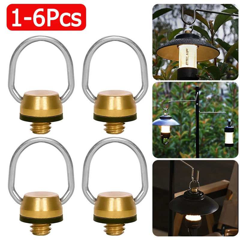 1-6Pcs Camping Lantern Hanging Aluminum Alloy LED Tent Light Hanging Lightweight - £11.17 GBP+