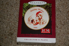 Hallmark Keepsake Ornament~Holiday Wishes~101 Dalmatians  1996 - £7.85 GBP