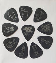 Joe Satriani Planet Waves Ten Assorted Guitar Picks, Black, Medium - £12.45 GBP