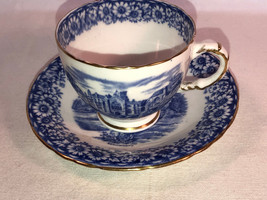 HM Britain Tea Cup &amp; Saucer Historical Britain Pattern Mint - £11.82 GBP