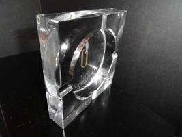 Pro Cigar Festival 2006 crystal ashtray NIB Measures 7&quot; x 7&quot; x 1&quot; - $375.00