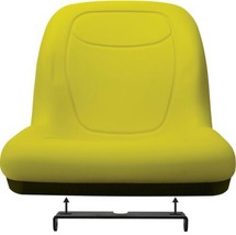 Milsco XB180 Yellow Seat With Bracket Fits John Deere Lawnmowers 240 245... - $149.99