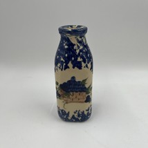 Roseville Alpine Pottery Vase Milk Bottle Blueberry 1995 Ohio Blueberrie... - $24.18