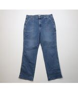 Vintage Lee Workwear Womens 18 Faded Stretch Utility Wide Leg Dungaree J... - $989.95 MXN