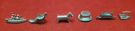 2014 Monopoly Original Replacement Pieces Parts 6 Tokens Playing Pieces - £3.03 GBP