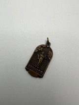 Antique 3cm Copper SPONSOR Law Lawyer Medal Necklace Pendant NB3 - $16.83