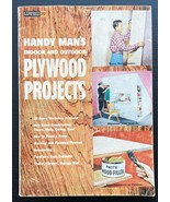 1954 Vintage Fawcett How-To Book Handy Man&#39;s Indoor Outdoor Plywood Proj... - $8.25 CAD