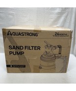 AQUASTRONG Sand Filter Pump for Above Ground Pool with Timer, 1/2 HP Poo... - €128,85 EUR