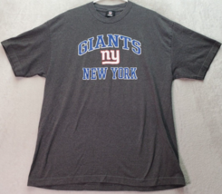 NFL New York Giants Team Apparel Football T Shirt Men XL Gray Graphic Ro... - $23.12
