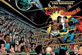 Muhammad Ali Vs Superman 8X10 Photo Boxing Picture Wide Border - £3.94 GBP
